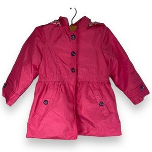Pink OshKosh Toddler spring / fall Rain Jacket 4T